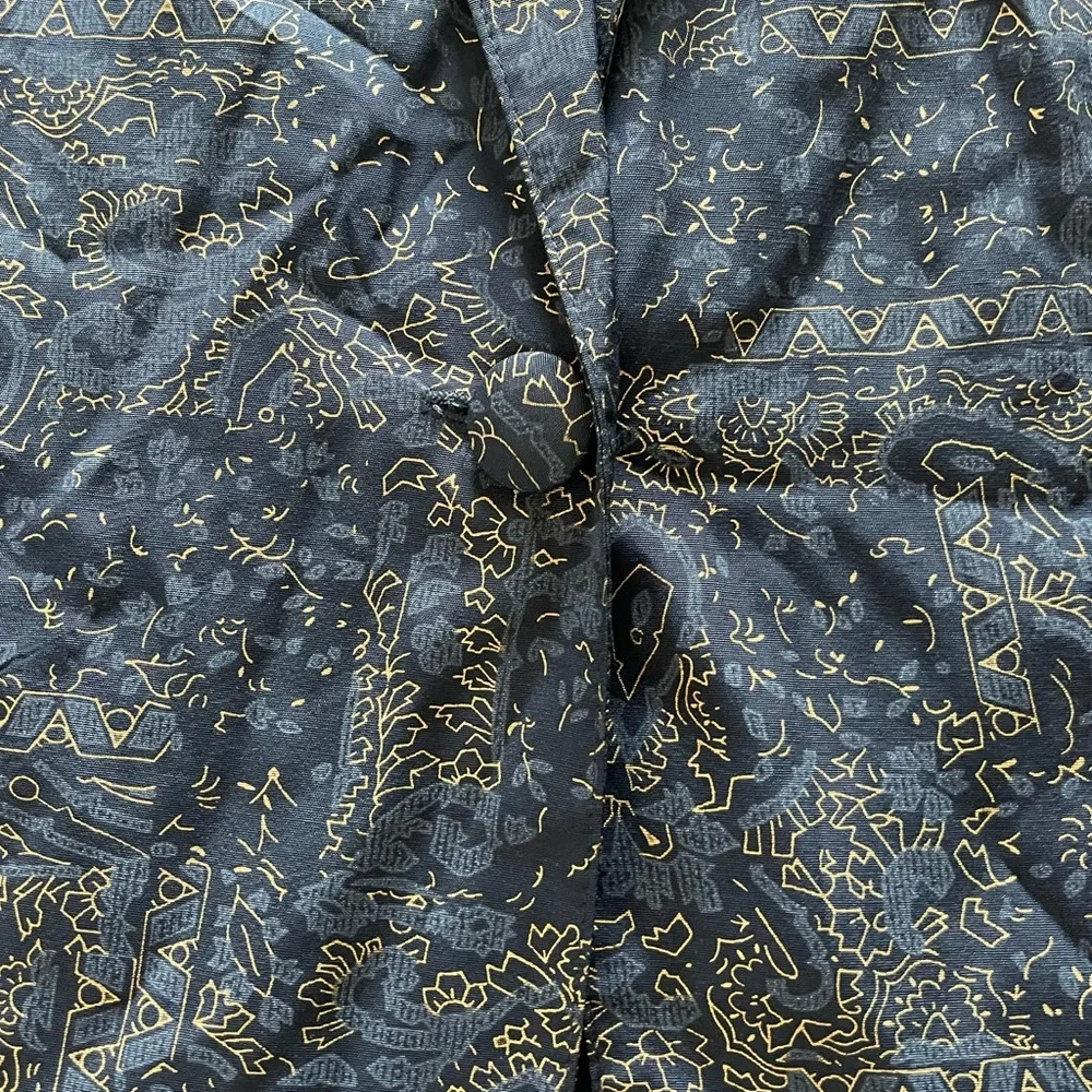 Vintage Fundamental Things Paisley Print Multicolor Blazer Women’s Size 14 - Picture 8 of 12